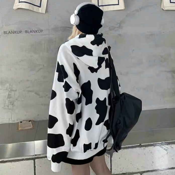 ÁO HOODIE - ÁO KHOÁC NỈ NGOẠI Bò Sữa Dây Kéo (HD2440 - In 3D) (Tino Shop) | BigBuy360 - bigbuy360.vn