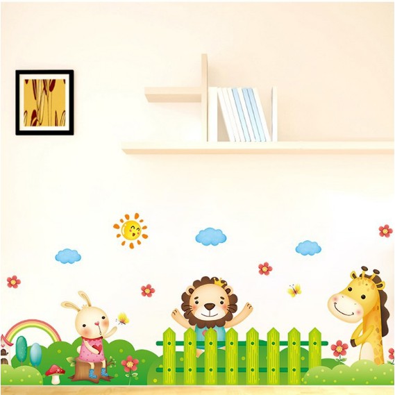 Decal trang trí Sư Tử trò chuyện cùng Bạn
