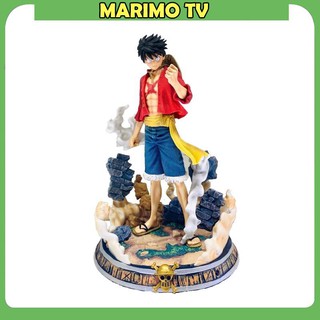 ( Có Led ) Mô hình Luffy mũ rơm One Piece  Cao 36 cm - Figure Tượng Monkey D.Luffy Vua Hải Tặc[MARIMO]
