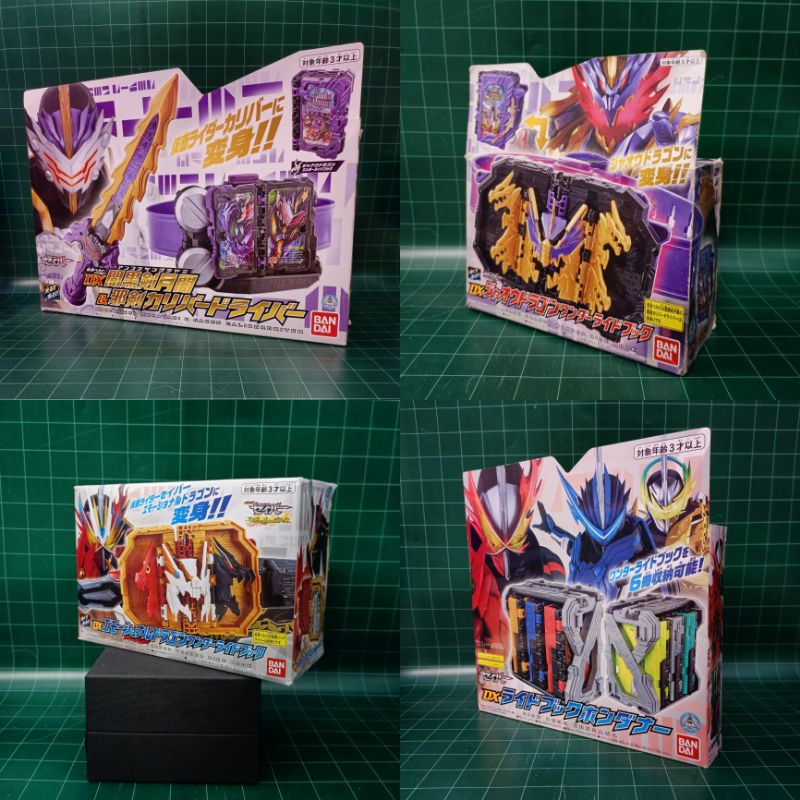 Đồ Chơi Kamen Rider Saber | Dx Ankokuken Calibur Driver, Dx Emotional, Jaou Dragon Wonder Ride Book | Like new, FullBox