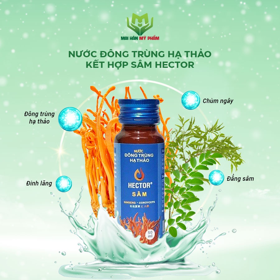 Nước Đông Trùng Hạ Thảo Kết Hợp Sâm Hector x 20 Chai
