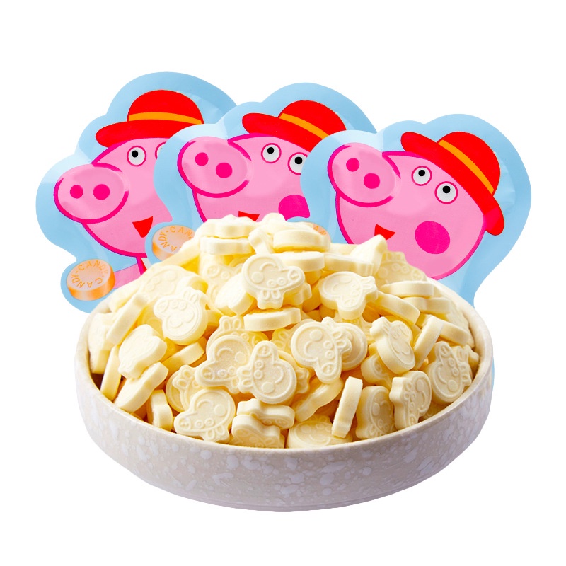 [ Ăn vặt ngon ] Combo 300g Kẹo sữa chua pho mai / Kẹo viên nén sữa chua bổ sung canxi tốt cho sức khỏe hình Papa