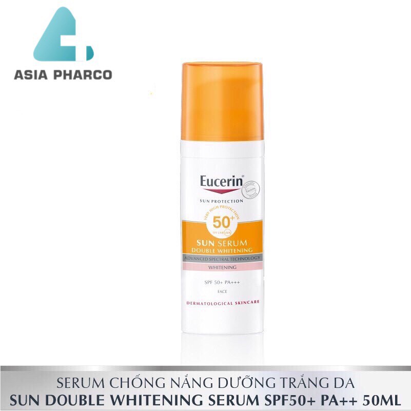 Tinh chất chống nắng giúp dưỡng trắng da Eucerin Double SPF 50+ 50ml