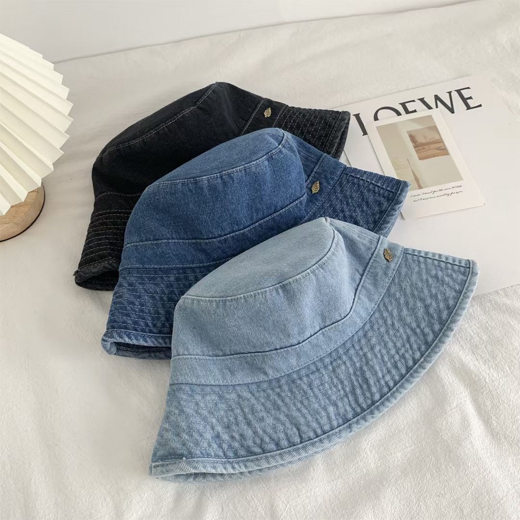 Mũ Bucket Cao Bồi Phong Cách Hàn Quốc Cho Nam Nữ