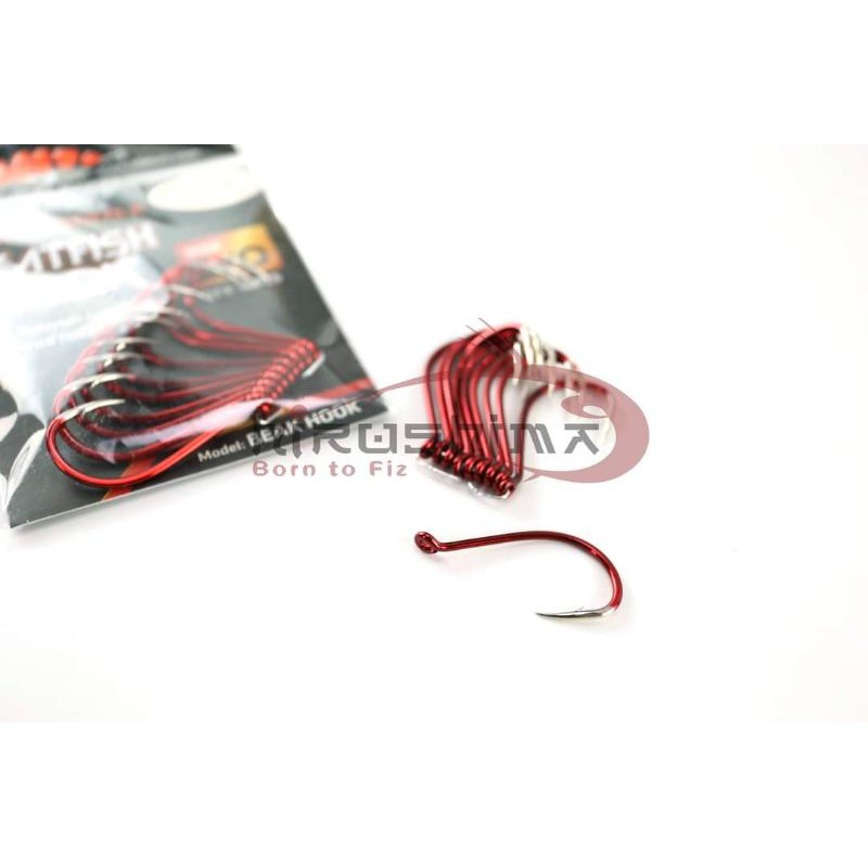 Lưỡi Hirushima Catfish Hooks Red color Hita Lure câu cá Tra, cá Trê Hita Lure