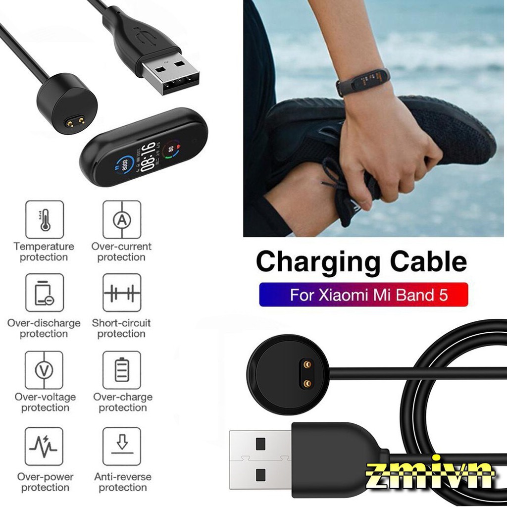 Dây Sạc, cáp sạc Cho Xiaomi Mi band 5/ Miband 5 miband 6 miband 7