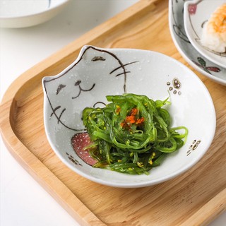 Bát, đĩa sứ hình mèo cực dễ thương dùng để trang trí, decor, đồ dùng bàn ăn