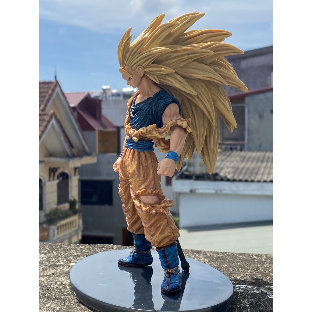 Mô hình nhân vật Son Goku SS3 cao 22CM dragon ball 7 viên ngọc rồng