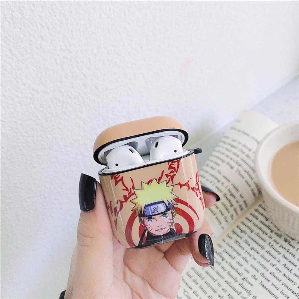Vỏ Bảo Vệ Hộp Sạc Tai Nghe Airpods 1 2 Bằng TPU Họa Tiết Hoạt Hình Naruto Uchiha Sasuke Uzumaki