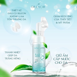 Sữa rửa mặt anhthushop Sữa rửa mặt dịu nhẹ dr lacir cleanser chính hãng giúp sáng da sạch bụi bẩn mềm mịn 150ml