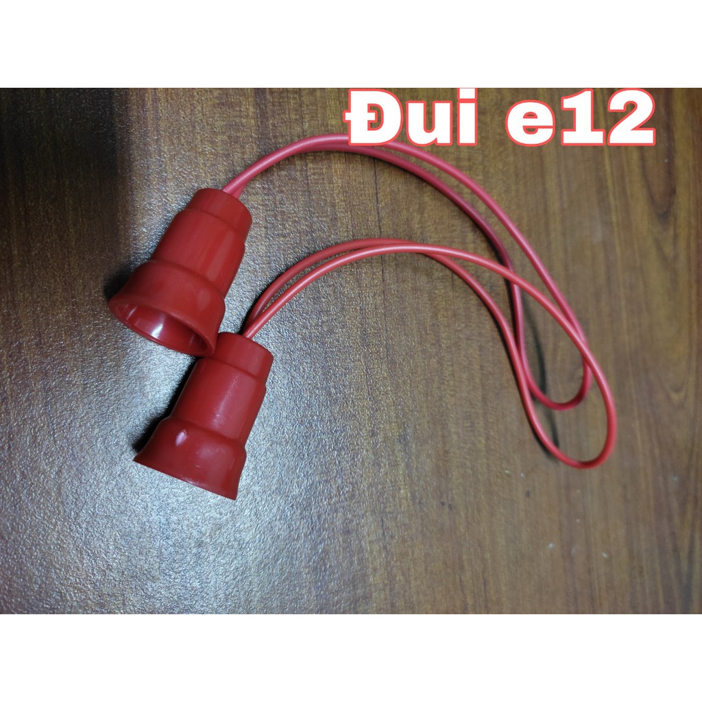 Compo 2 bóng đèn LED trái ớt quả nhót cà na  đèn thờ bóng trang trí SOPOKA QN1 QN2 QN3 QN4 2 đui E12