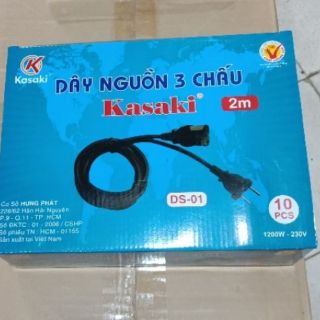 Dây nguồn 3 chấu dung cho CPU, nồi cơm, lẩu điện, siêu thuốc...