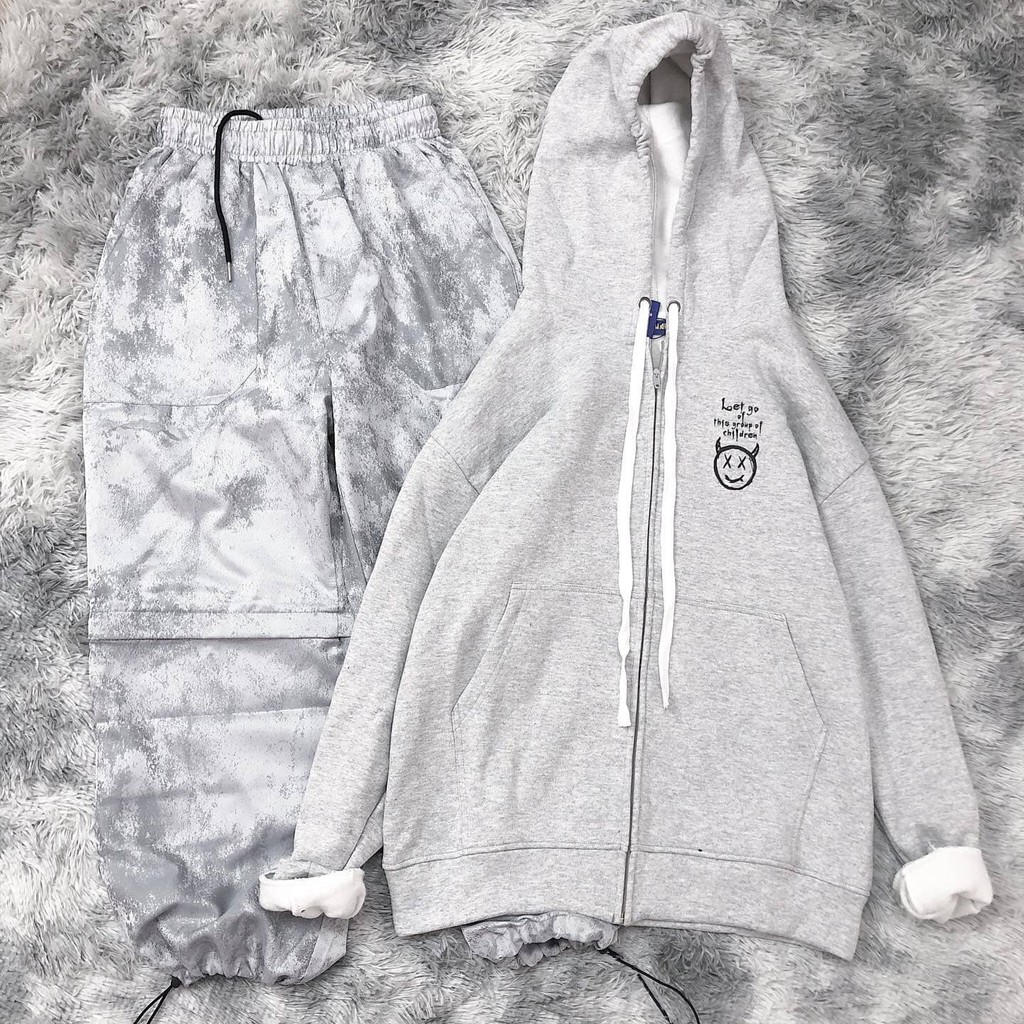 Áo khoác nỉ let go - ẢNH THẬT