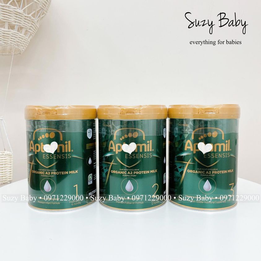 Sữa Aptamil Essensis Organic 900g Úc số 1, 2 ,3