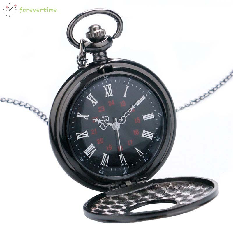 ☞ Phụ kiện trang sức☜ New Dual Display Clamshell Rome Retro Hollow Imitation Mechanical Unisex Men Women Pocket Watch Gift