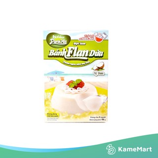 Bột làm bánh flan dừa nhật bản purimix 48g