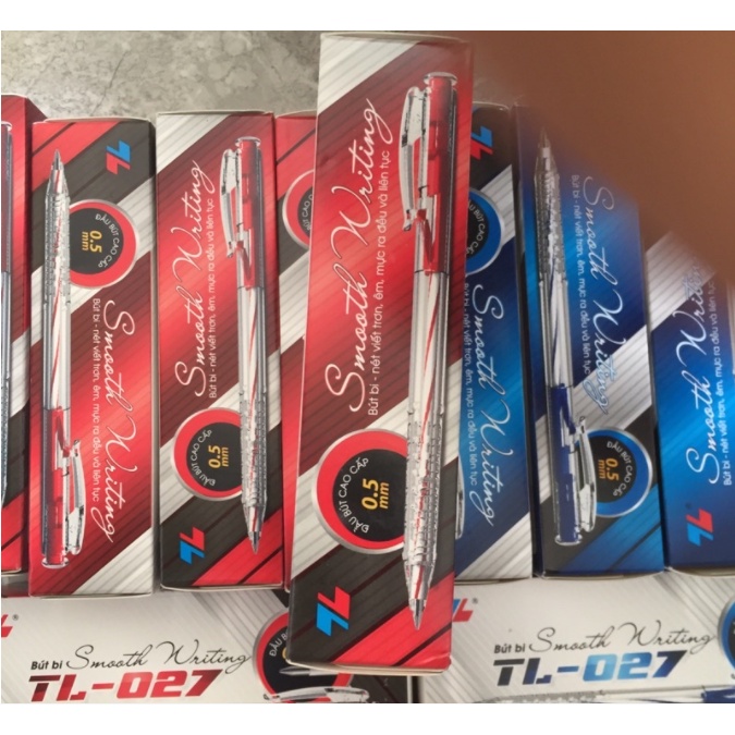 Hộp 20 Bút Bi TL Tl-027 xanh/đỏ/đen