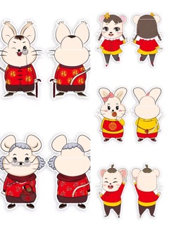Com bo 25 sét 250c bao lì xì chibi