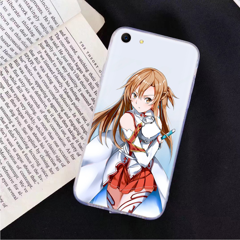 Ốp Lưng Trong Suốt In Hình Sword Art Online Cho Samsung Galaxy Note 8 9 10 Lite 20 Ultra A5 Plus