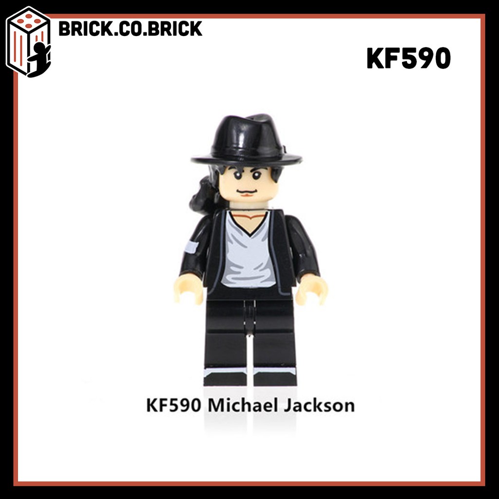 KF6047 - Đồ chơi lắp ráp minifigures - mô hình và lego cố ca sĩ nhạc pop nổi tiếng nhân vật Michael Jackson