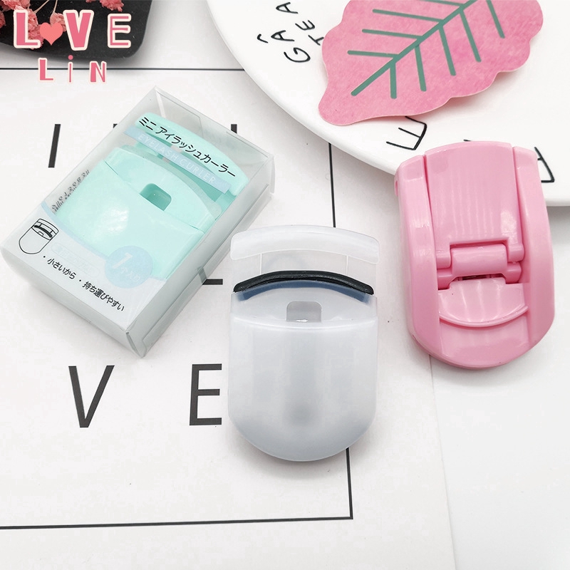 Dụng Cụ Uốn Cong Lông Mi mini Di Động Bằng Nhựa Tiện Dụng