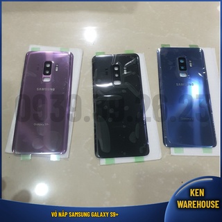 Vỏ nắp lưng điện thoại SAMSUNG Galaxy S9+ S9 Plus có kính camera và sẵn keo hàng linh kiện