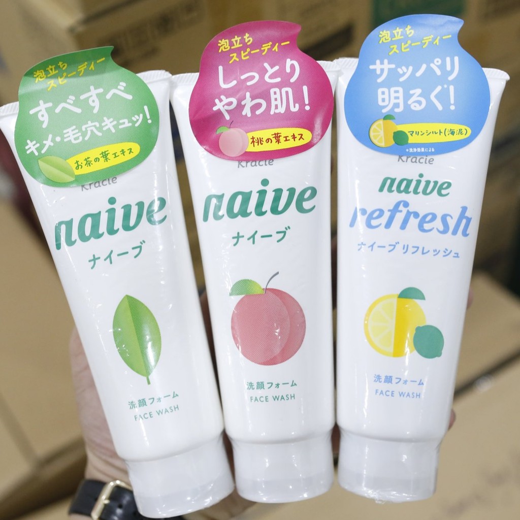 Sữa Rửa Mặt Kracie Naive Face Wash