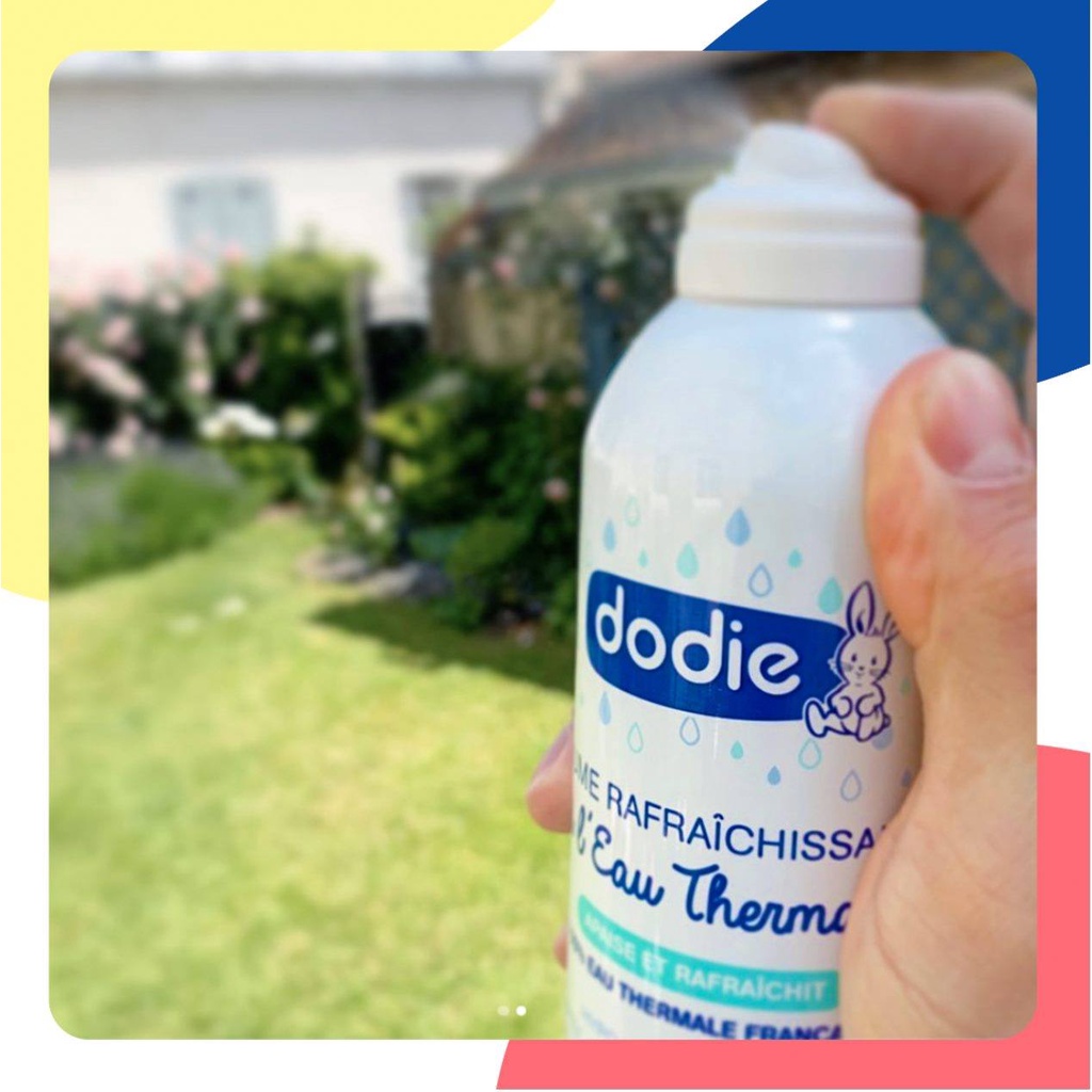 Xịt khoáng Dodie cấp ẩm làm dịu da cho bé 300ml date 01/2024