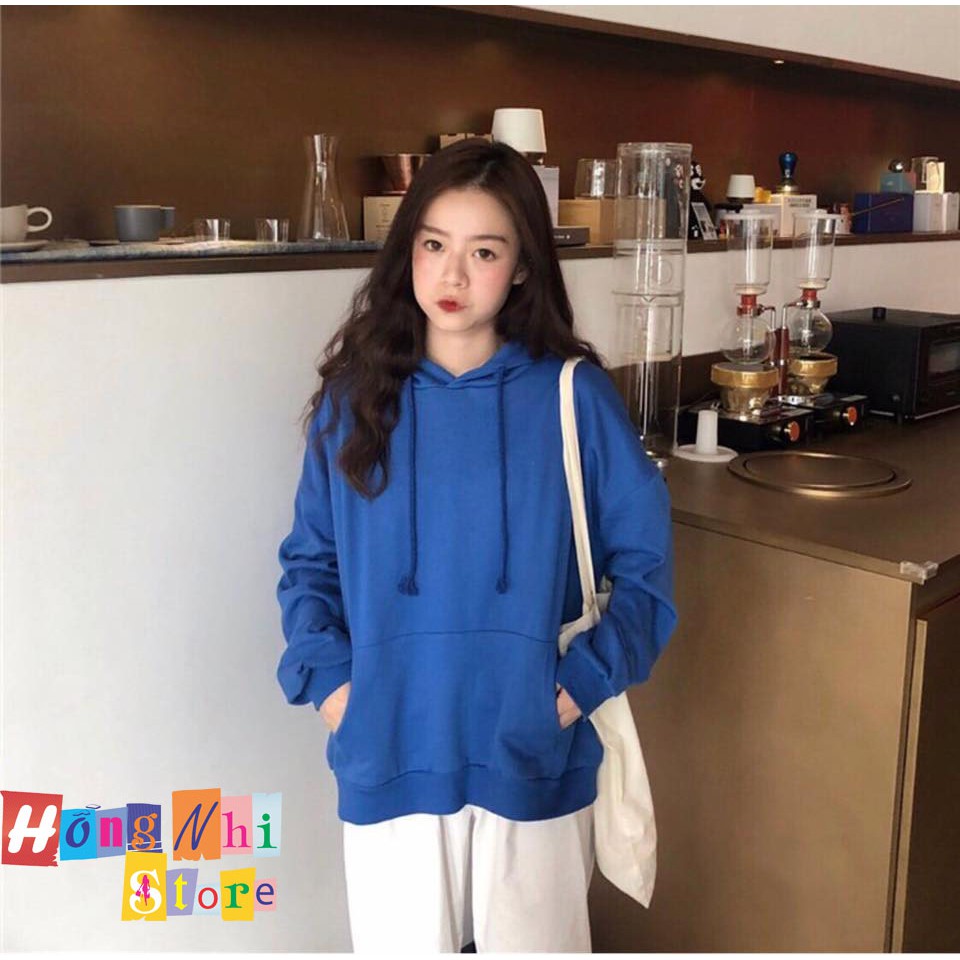 [Mã FATHANG5 giảm 10K đơn 50K] Áo Hoodie Trơn Màu Xanh Dương - Xanh Bích Cao Cấp Dáng Rộng Unisex Nam Nữ Mặc Được - MM | BigBuy360 - bigbuy360.vn