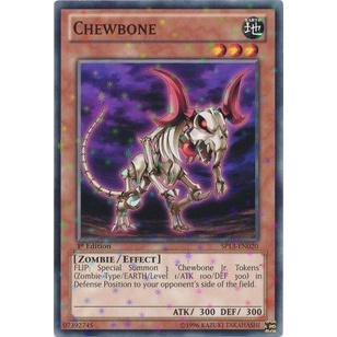 Thẻ bài Yugioh - TCG - Chewbone / SP13-EN020'