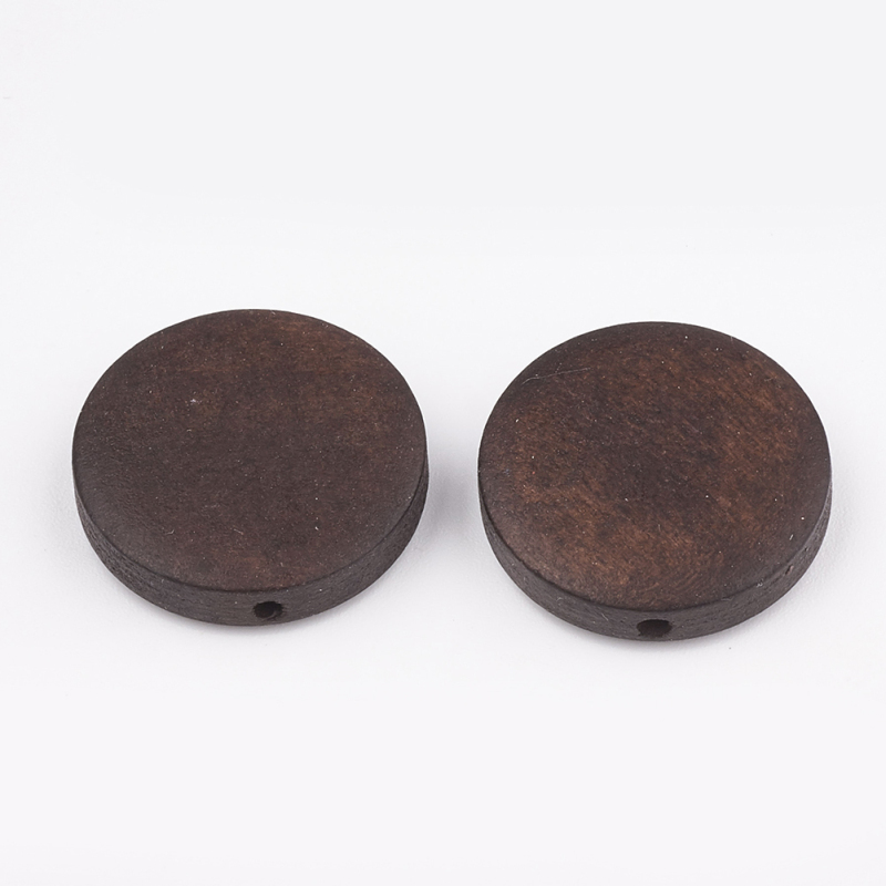 Bộ 50 Hạt Gỗ Cỡ 20x5mm Làm Trang Sức