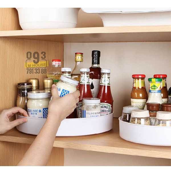 Kệ Xoay Đa Năng Xoay 360 Độ, Kệ Đựng Gia Vị Nhà Bếp, Kệ Đựng Đồ Nhà Tắm