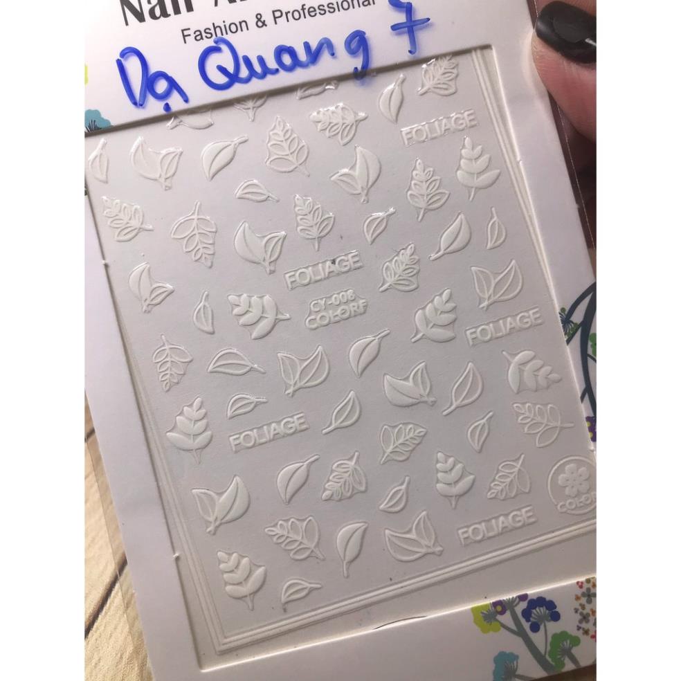 Hình dán móng tay Dạ Quang 7