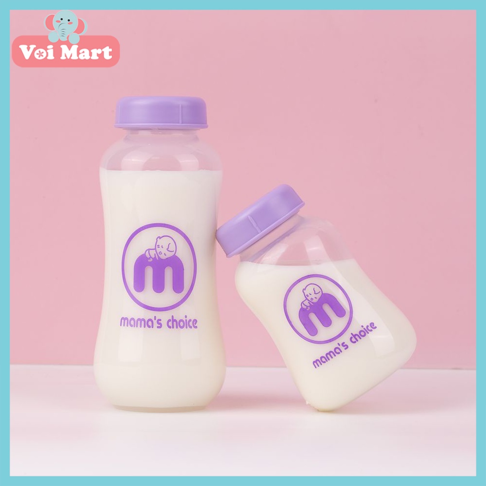 Bình Trữ Sữa Cổ Hẹp Mama's Choice Dung Tích 150ml–240ml Tương Thích Các Loại Máy Hút Sữa Cổ Hẹp