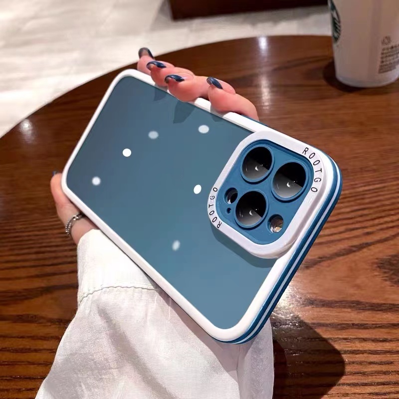 Cứng Ốp Điện Thoại Họa Tiết Bầu Trời Đầy Sao Kèm Miếng Dán Màn Hình Cho iphone 13 13 pro max 11 12 12 pro max