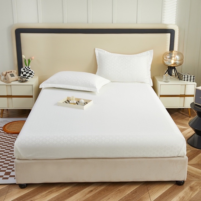 Set ga gối lụa vân chìm thương hiệu siêu hot