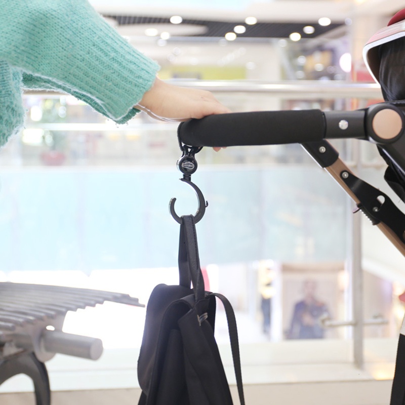 1 Cặp Móc Treo Túi Xách / Xe Đẩy Em Bé Chống Biến Dạng Tiện Dụng