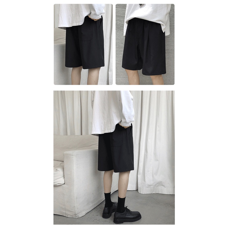 Quần short thể thao AOKANG dáng rộng lưng thun co giãn cá tính thời trang dành cho nam