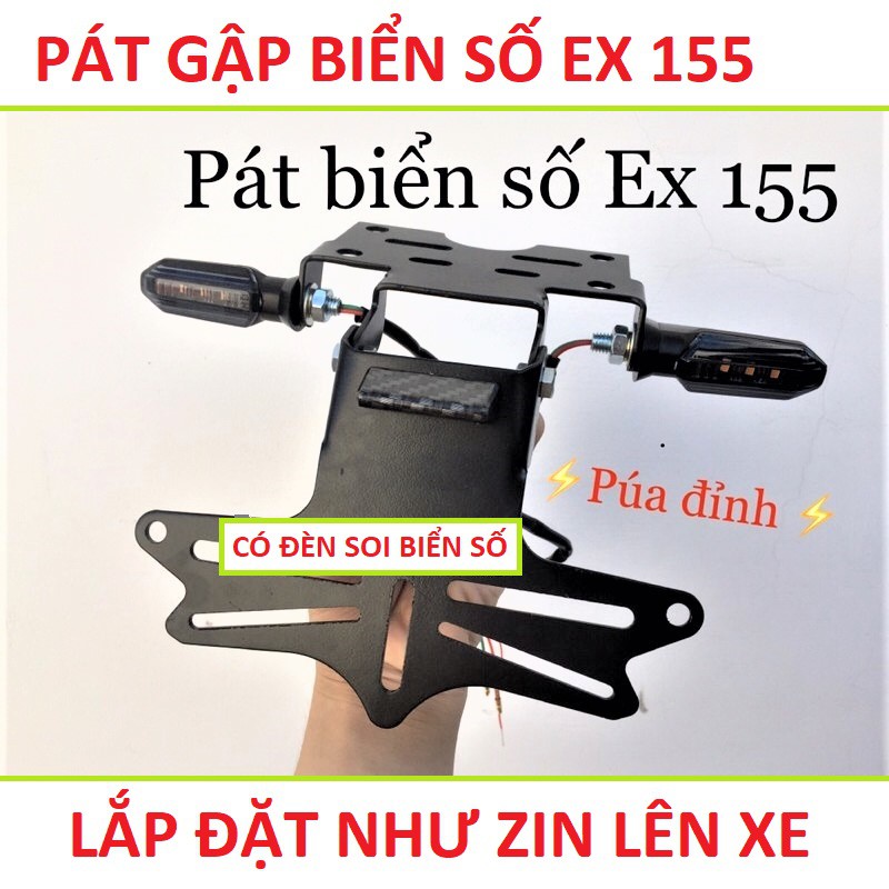 PASS GẬP BIỂN SỐ LẮP NHƯ ZIN CHO EX 155 LOẠI DÀY ĐẸP ĐỘ XE CỰC CHẤT