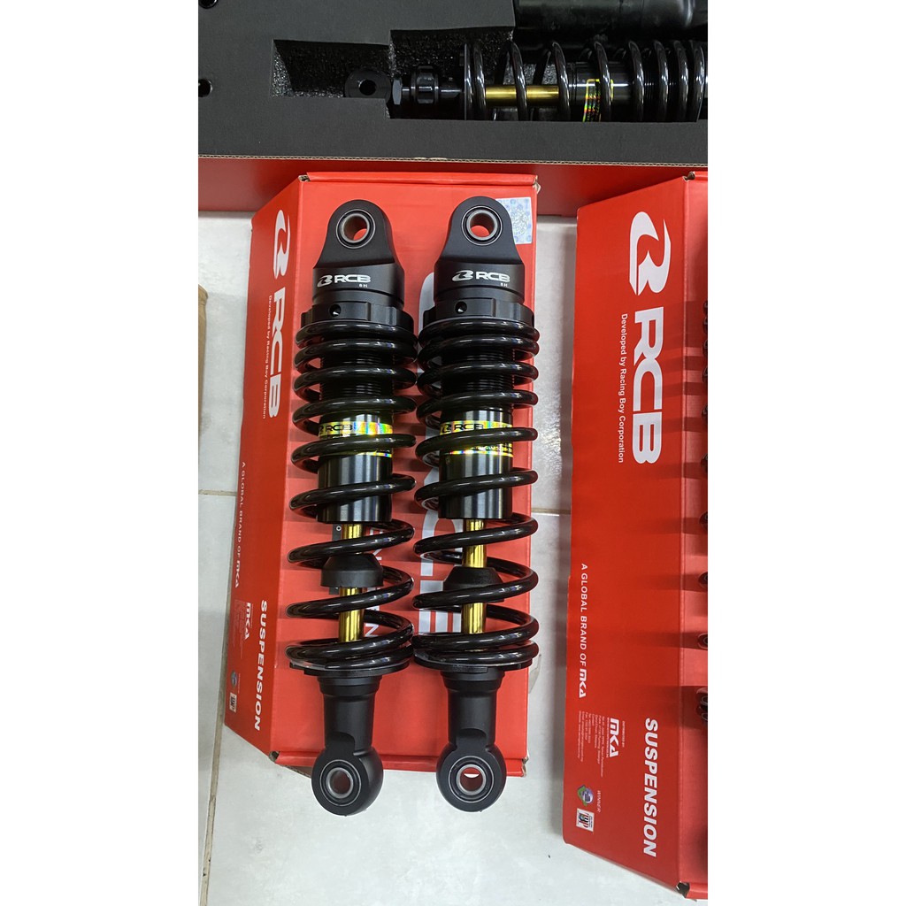 Phuộc RCB sirius C đen ty vàng