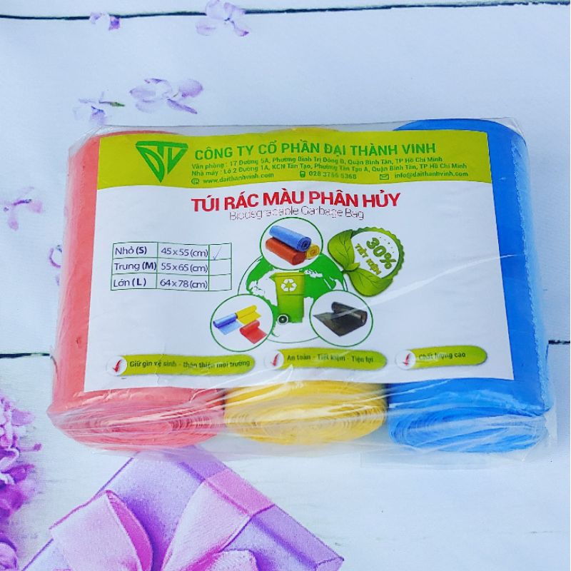 BỌC RÁC TỰ PHÂN HỦY SINH HỌC ĐTV