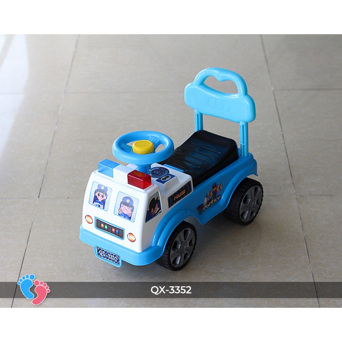 Xe chòi chân mô hình cảnh sát cho bé BABY PLAZA QX-3352