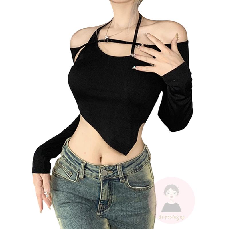 Set Áo Tank Top Hai Dây Màu Sắc Đơn Giản + Áo Khoác Ngoài Thời Trang Mùa Hè Cho Nữ