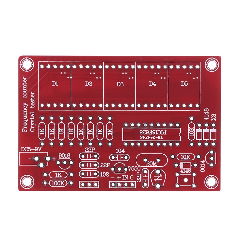 Máy Đếm Tần Số 1Hz-50MHz Có Màn Hình LED Hiển Thị 5 Chữ Số