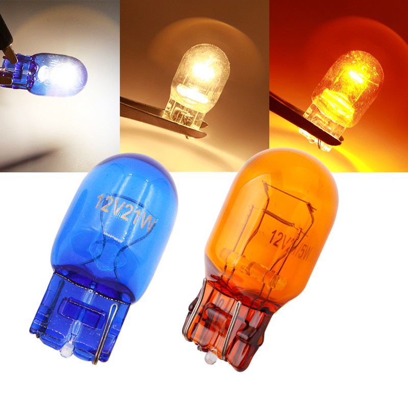 Set 10 Bóng Đèn halogen T20 7443 7440 12v 16W 500 Cho Xe Ô Tô