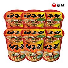 Combo 5 cốc mì Neoguri cay ( có hình gấu trúc) -62gr/cốc - Nongshim - Hàn Quốc