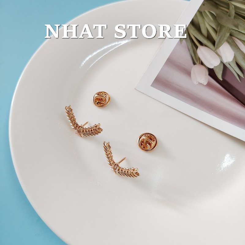 Combo 2 nút cài cổ áo nam nữ, ghim cài thời trang Nhat Store