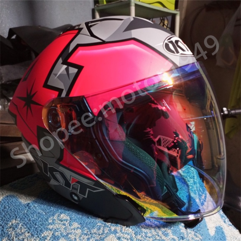 Kyt NFJ Sẵn Sàng! Kính Chắn Gió Gắn Mũ Bảo Hiểm Xe Máy