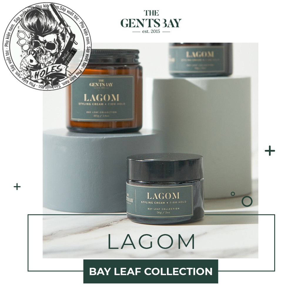 Sáp vuốt tóc The Gents Bay LAGOM Styling Cream - 56gr