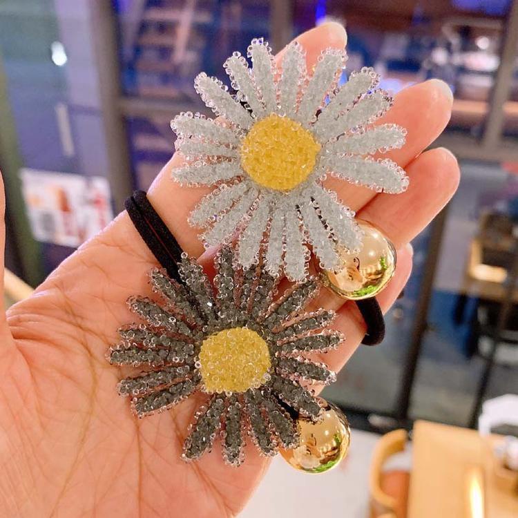 Dây Buộc Tóc Cao Su Họa Tiết Hoa Phong Cách Nhật Hàn Thời Trang Cho Nữ